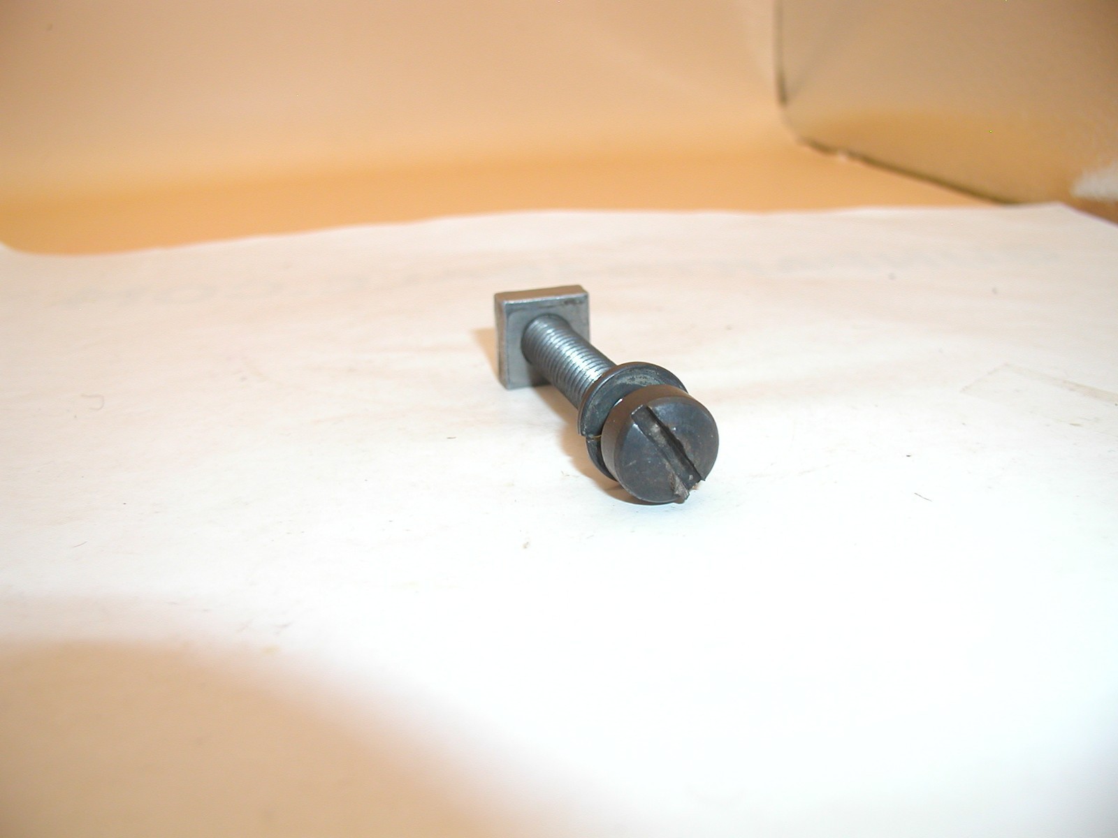 Crosman 66A - Stock Bolt w/ Nut, Flat Head Screw - Image 3